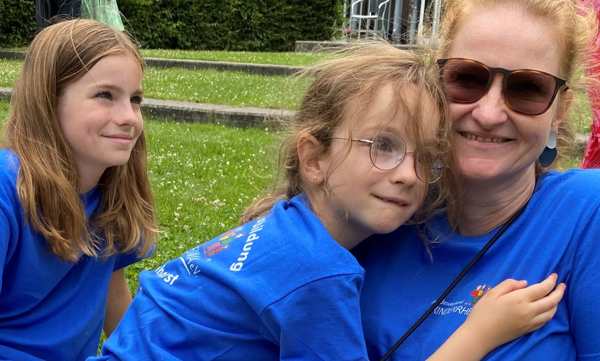Kindergruppe beim Spielen auf einem Event