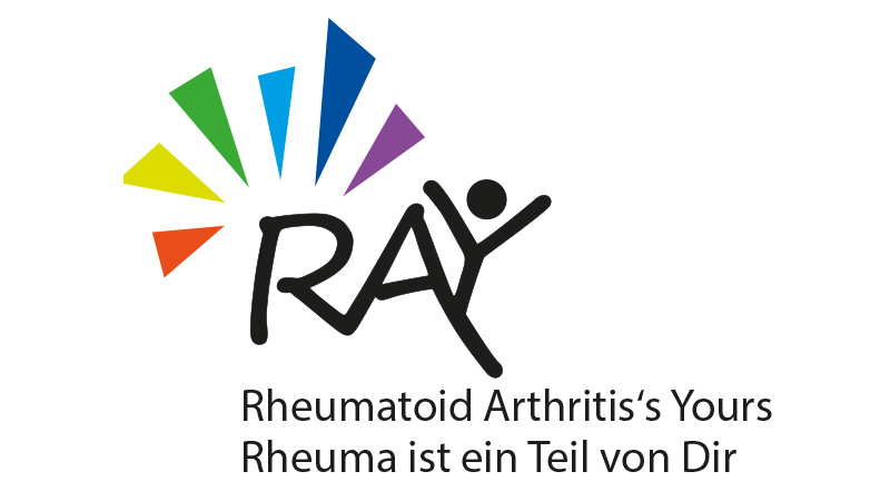 Logo Ray Rheumatoid Arthritis's Yours Rheuma ist ein Teil von Dir