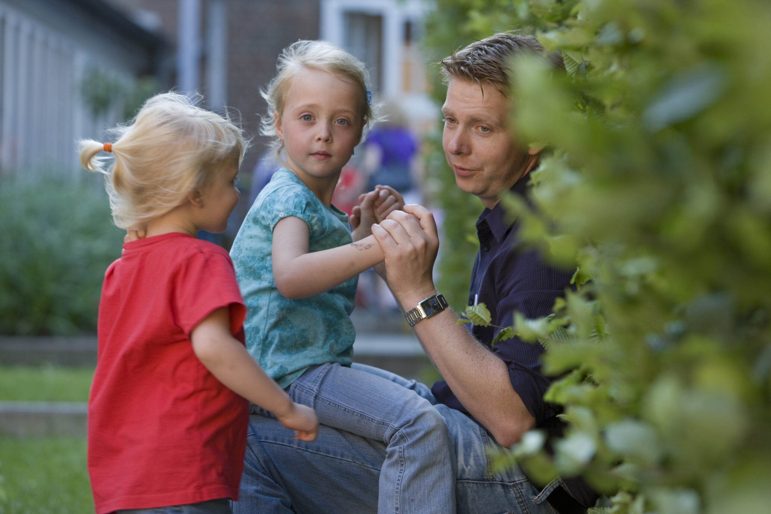 Mädchen bei einem Fest